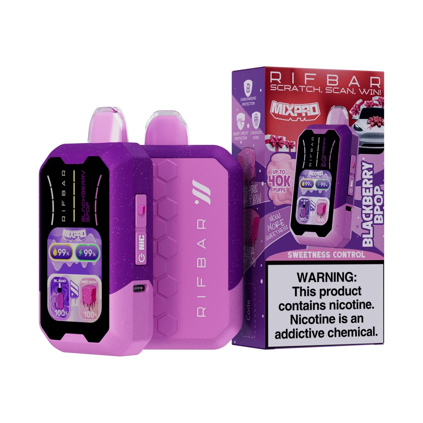 RIFBAR MIXPRO 40K PUFFS