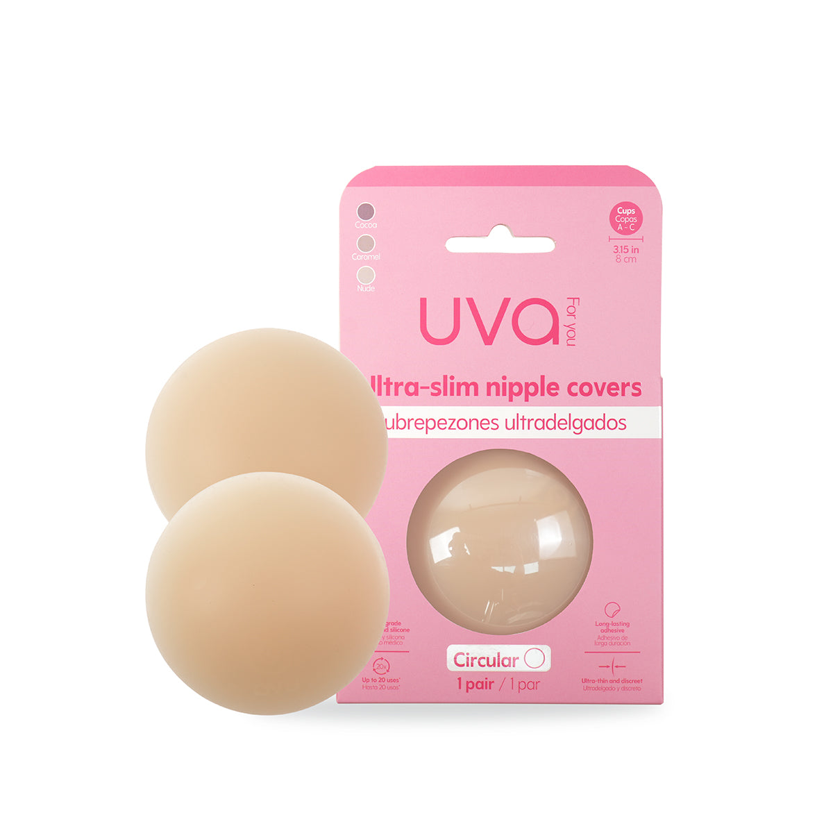 UVA CUBREPEZONES ULTRADELGADOS CIRCULAR