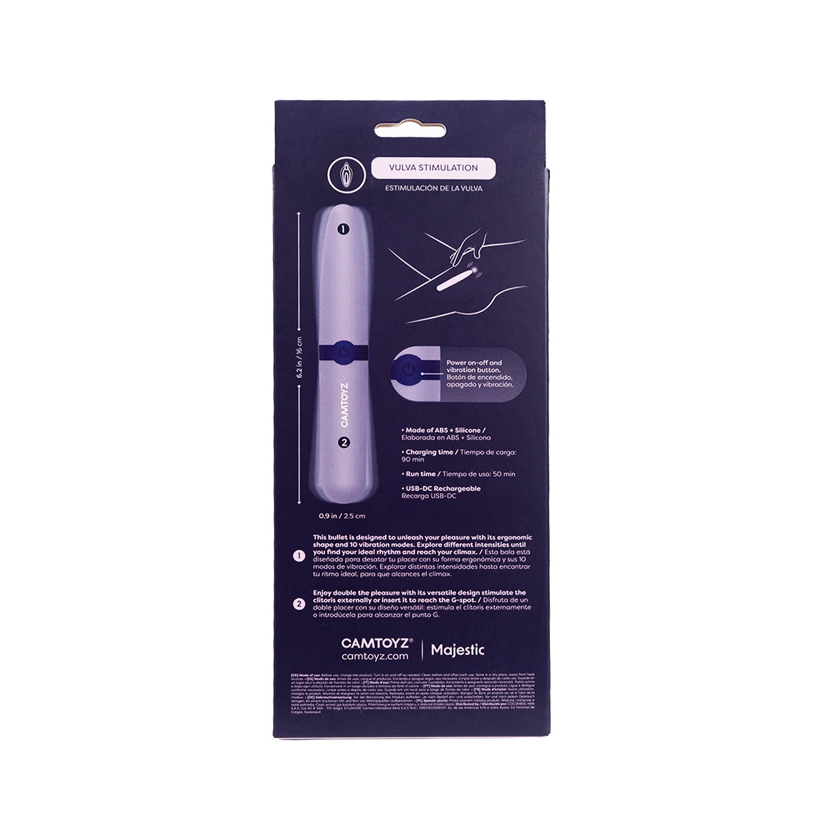 CAMTOYZ BALA VIBRADORA RECARGABLE SYNTRA