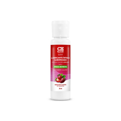 LUBRICANTE SABORIZADO FRESA BOMBÓN 30ml