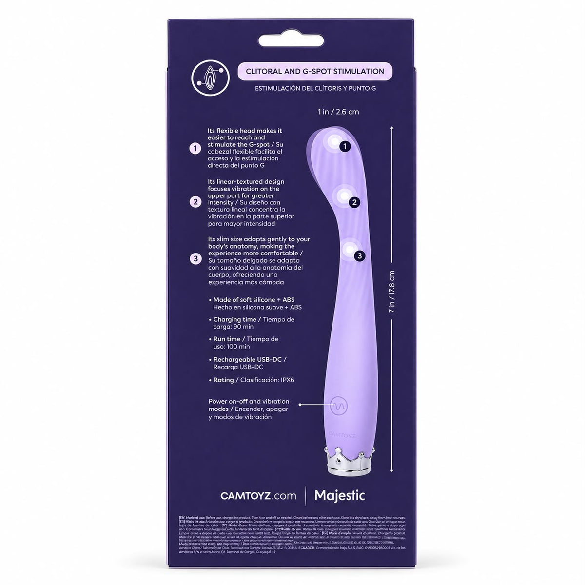CAMTOYZ VIBRADOR DELGADO KAIRO
