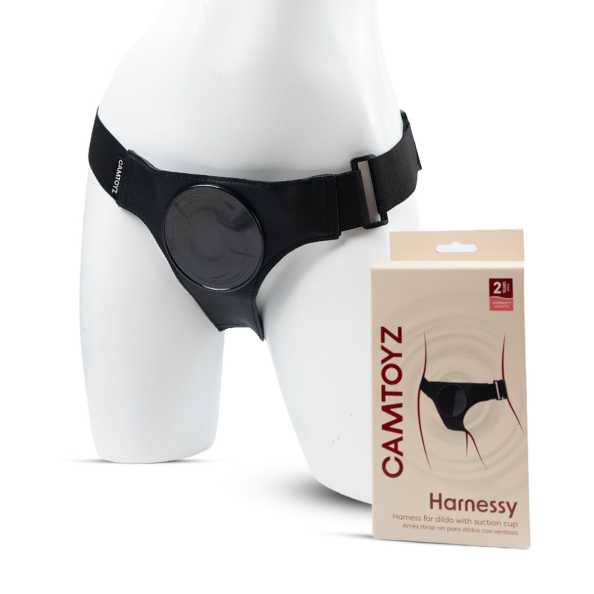 CAMTOYZ HARNESSY ARNÉS STRAP ON PARA DILDOS CON VENTOSA