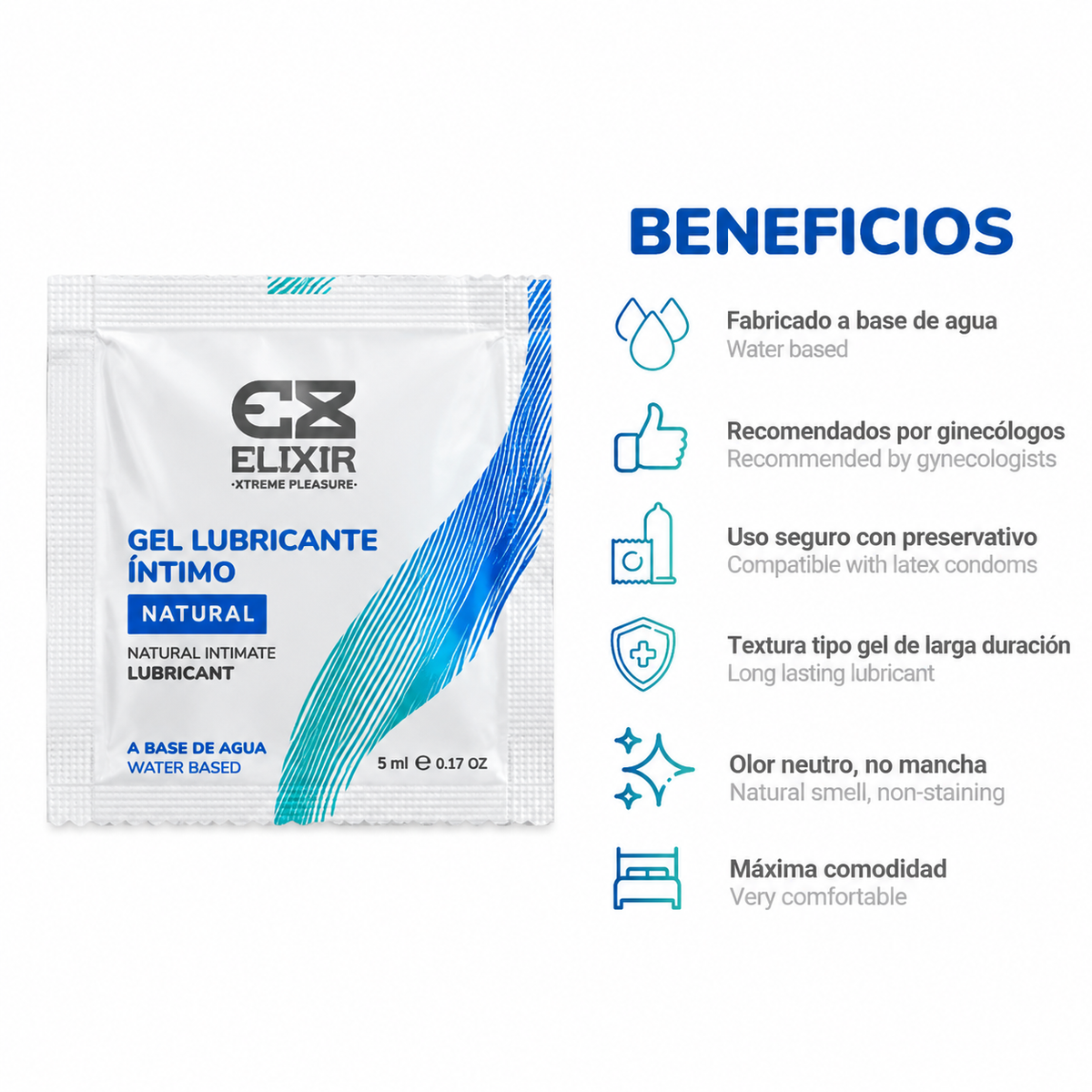 LUBRICANTE ÍNTIMO NATURAL SACHET 5ml