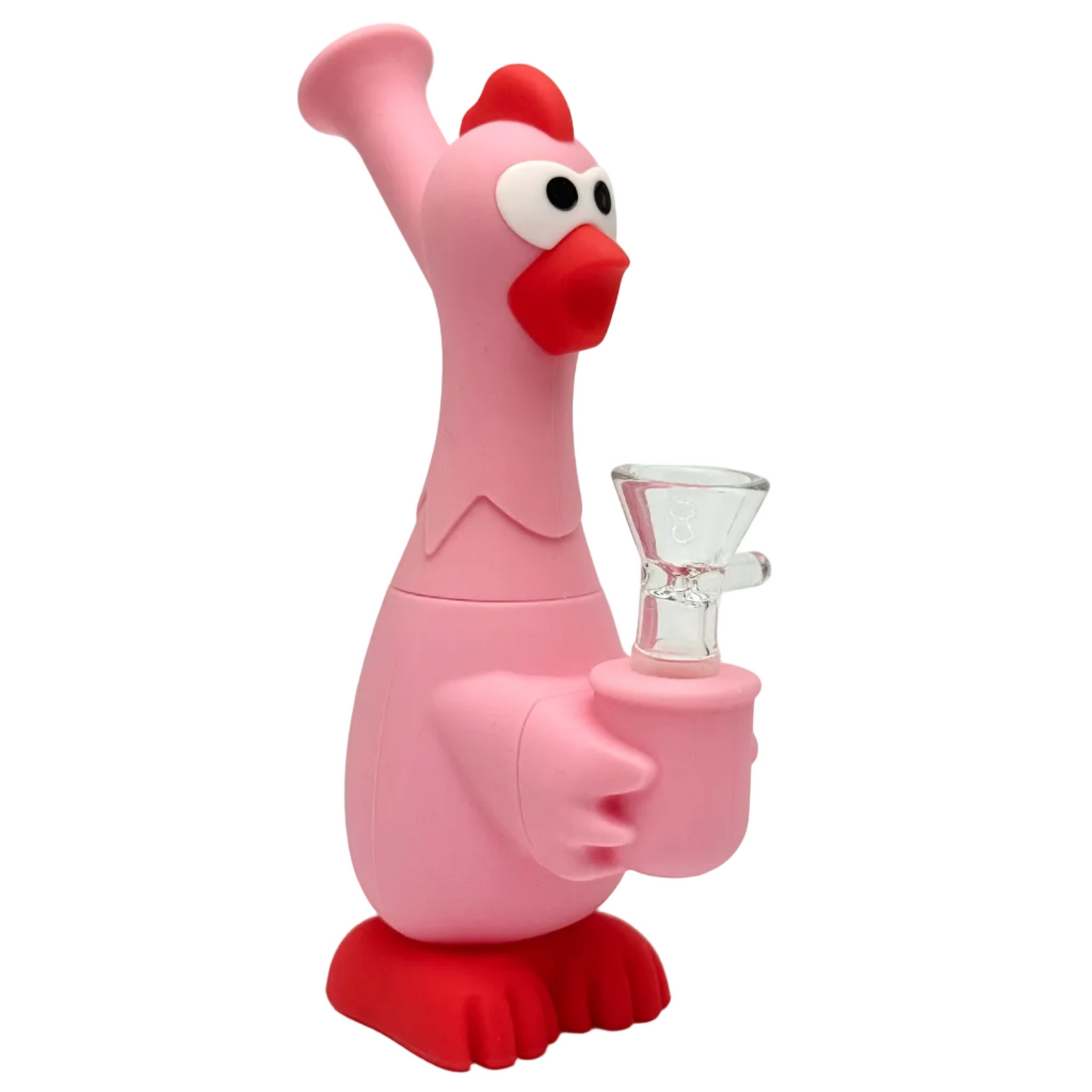 BONG SILICONA GALLINA ROSA