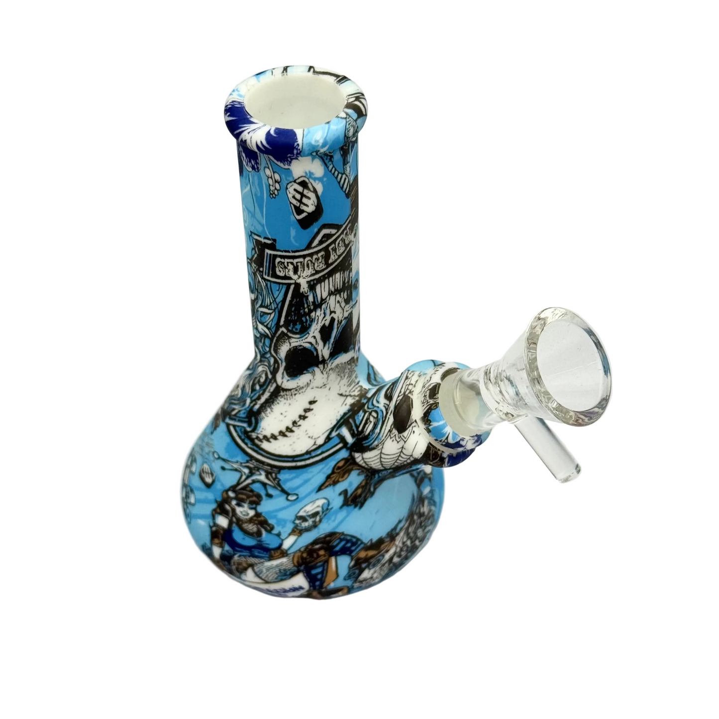BONG SILICONA MINI AZUL