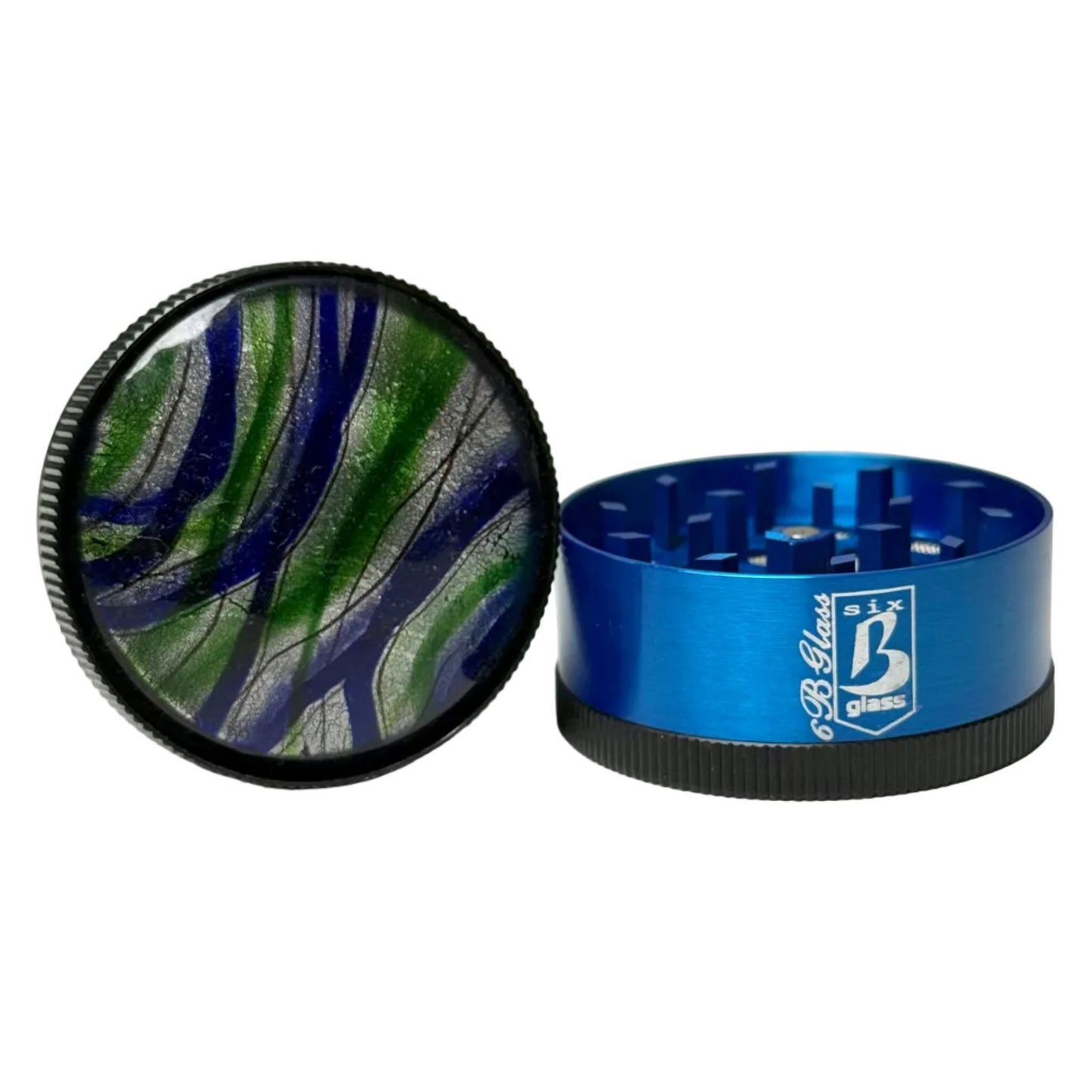 GRINDER 6B GLASS RAYAS 50mm 3 PARTES