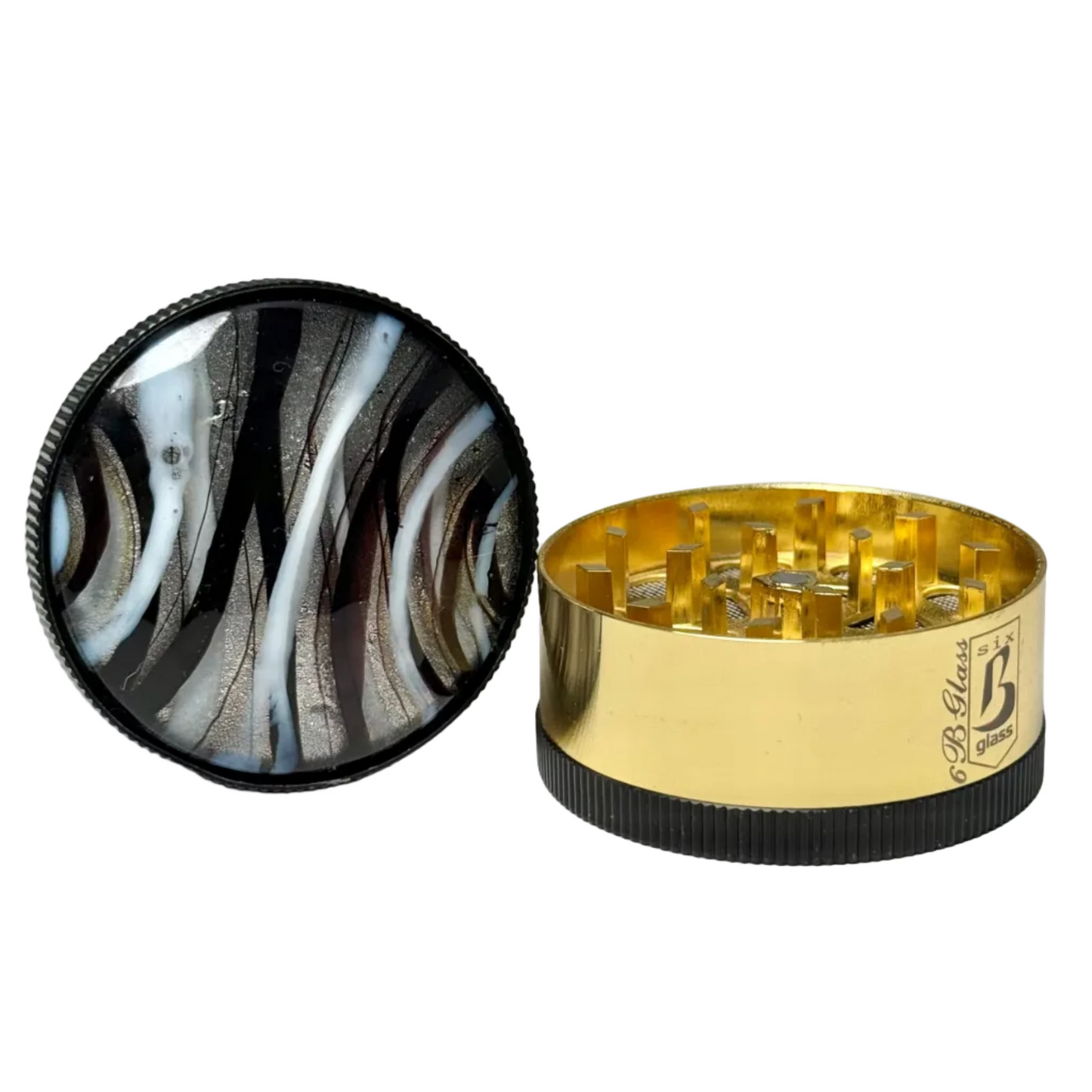 GRINDER 6B GLASS RAYAS 50mm 3 PARTES
