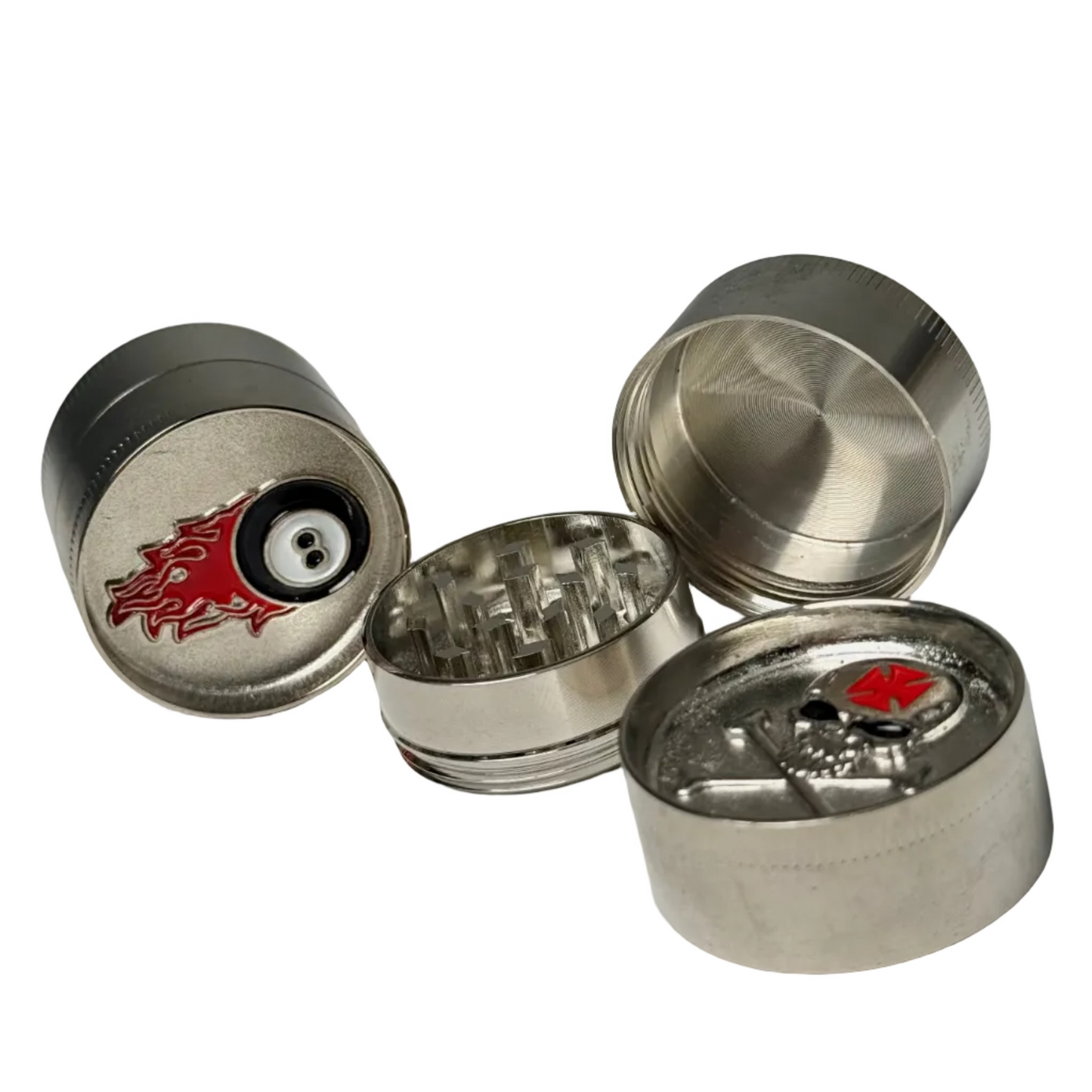 GRINDER 6B GLASS 40mm 3 PARTES