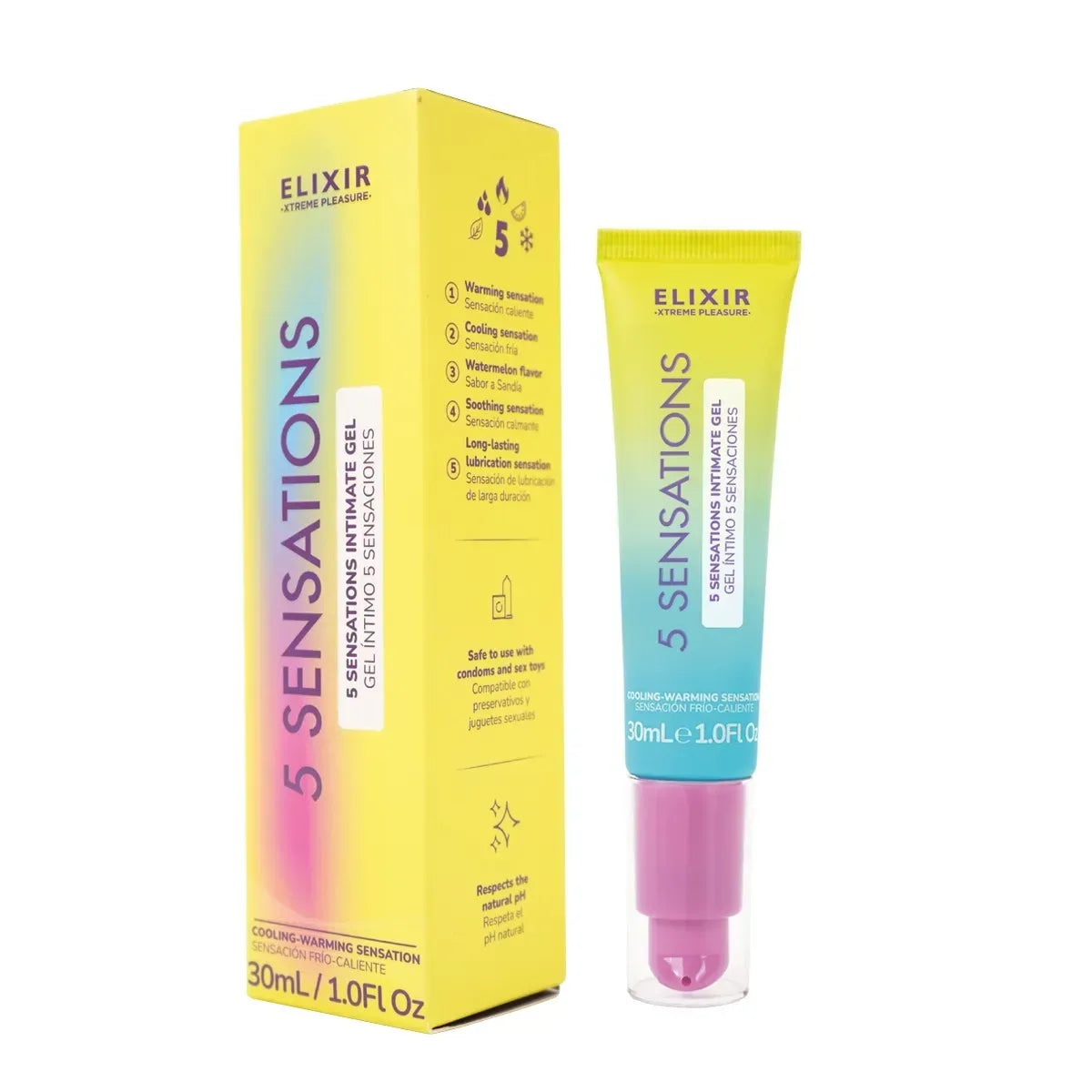 LUBRICANTE ELIXIR 5 SENSACIONES 30ML