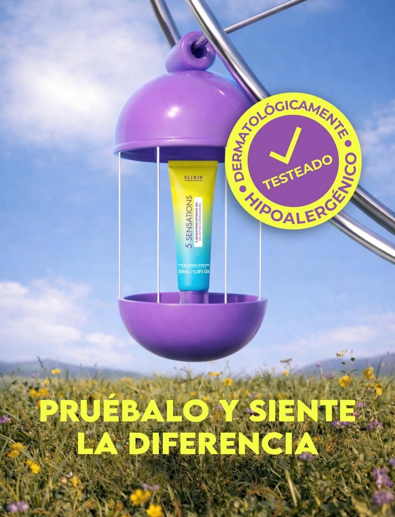 LUBRICANTE ELIXIR 5 SENSACIONES 30ML