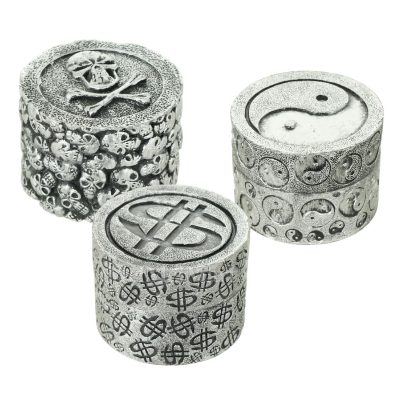 GRINDER CON TEXTURAS - GRINDER METALICO - THE CHILL HOUSE ECUADOR 