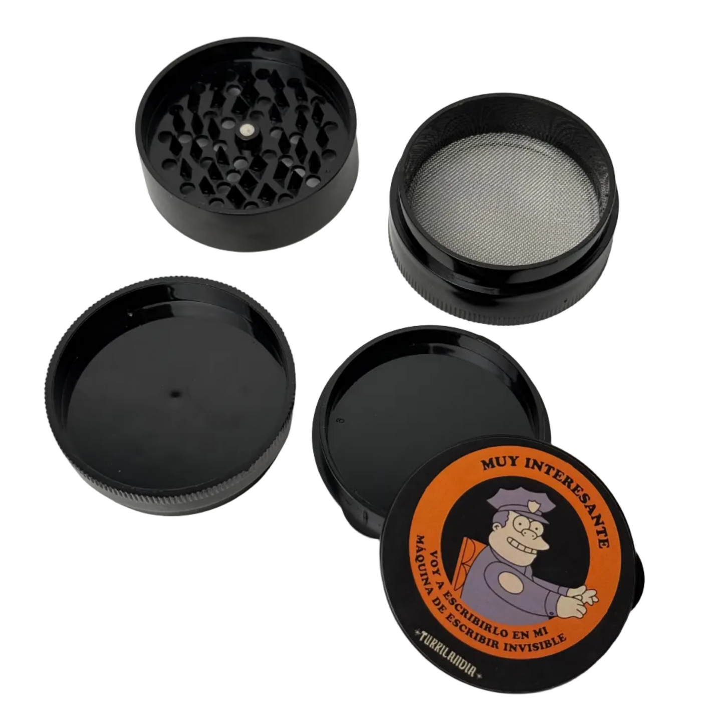 GRINDER STICKERS 60mm 4 PARTES