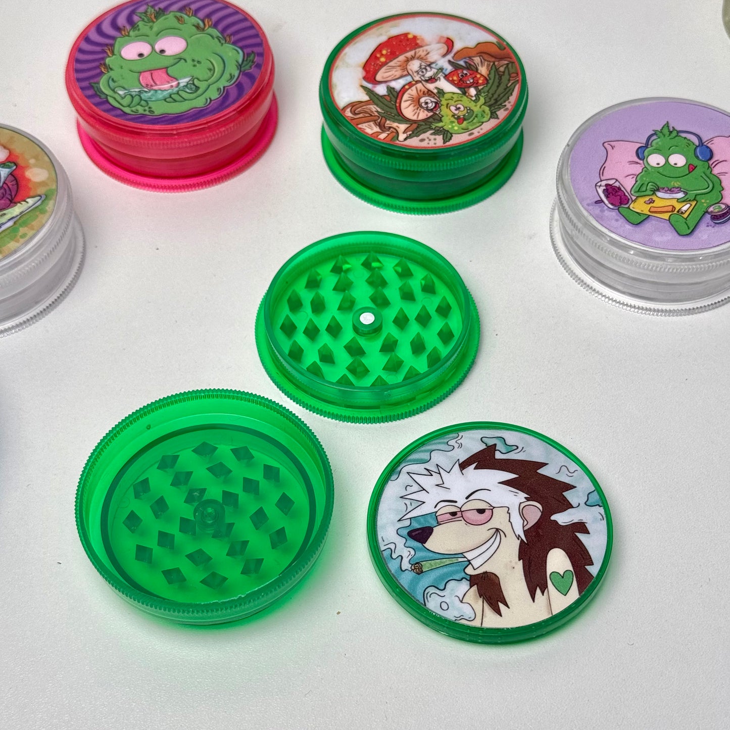 GRINDER STICKERS 60mm 3 PARTES