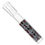 K. HARING TASTE DE VIDRIO NEGRO Y ROJO