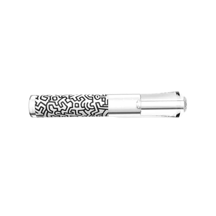 K. HARING TASTE DE VIDRIO BLANCO Y NEGRO