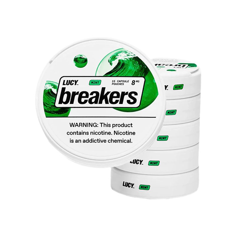 LUCY BREAKERS MINT POUCHES X15 8MG