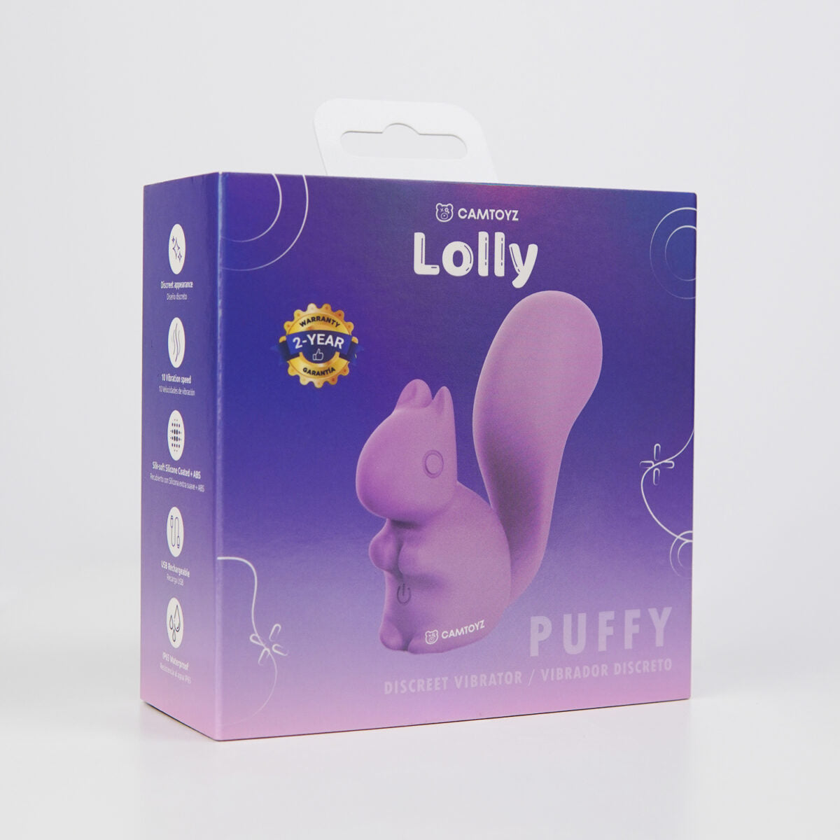 CAMTOYZ VIBRADOR DISCRETO PUFFY