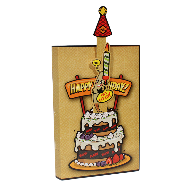 TARJETA DE CUMPLEAÑOS RAW