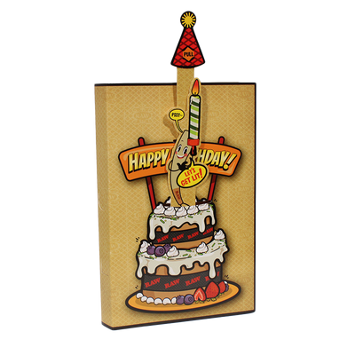 TARJETA DE CUMPLEAÑOS RAW