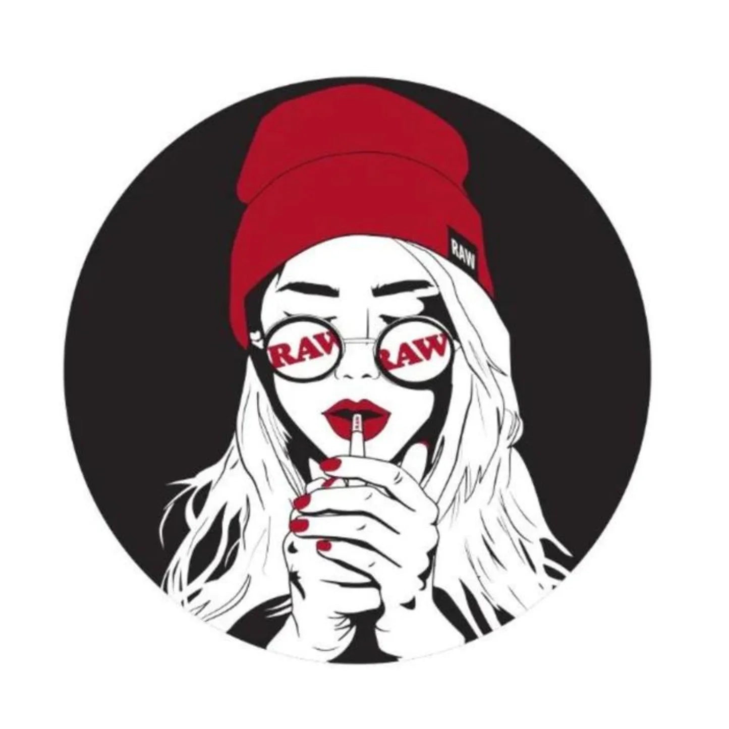 RAW STICKERS X12 UNIDADES