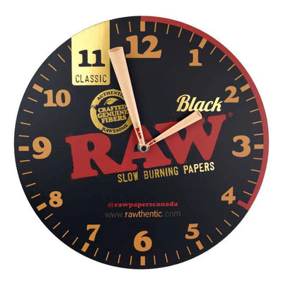 RAW RELOJ DE PARED BLACK EDITION