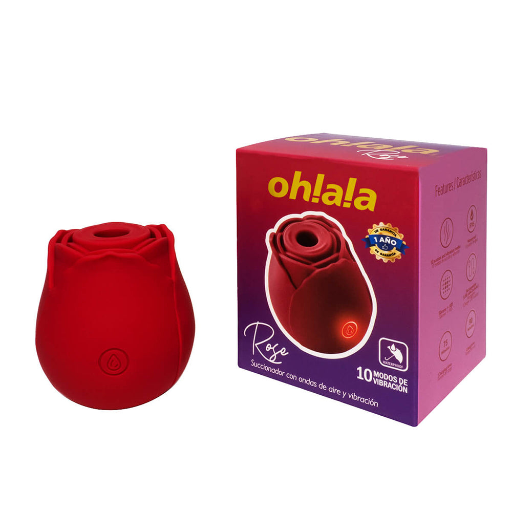 OHLALA ROSE VIBRATOR AND SUCTION DEVICE 