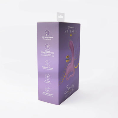 MAJESTIC VIBRADOR SQUIRTY CON MOVIMIENTO DE DEDO