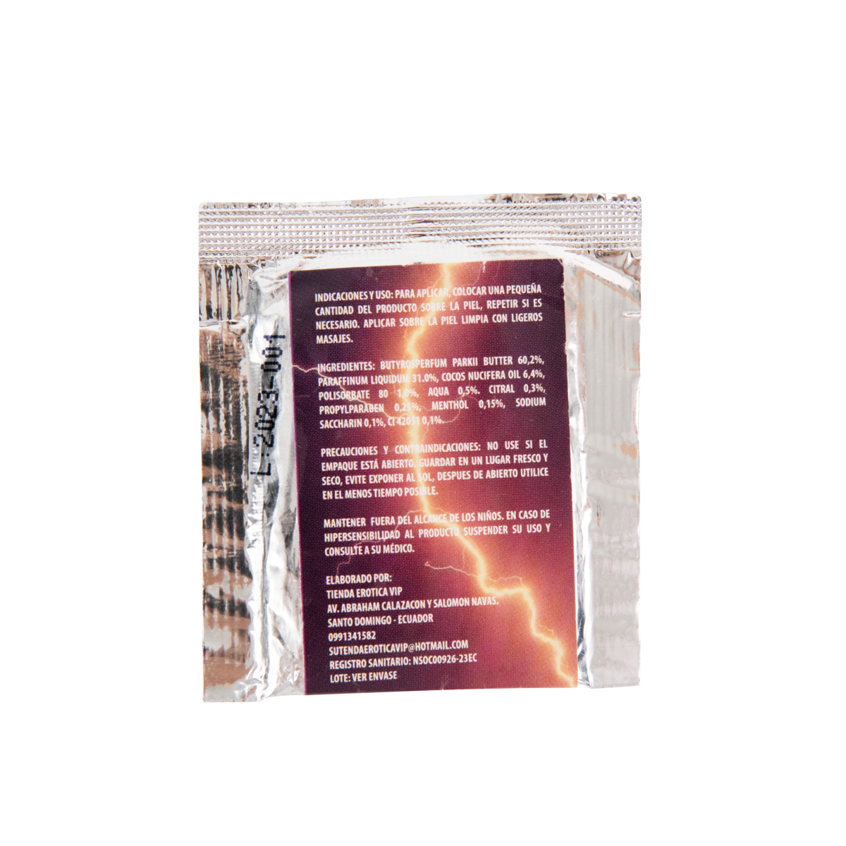 THUNDER SACHET GEL RETARDANTE
