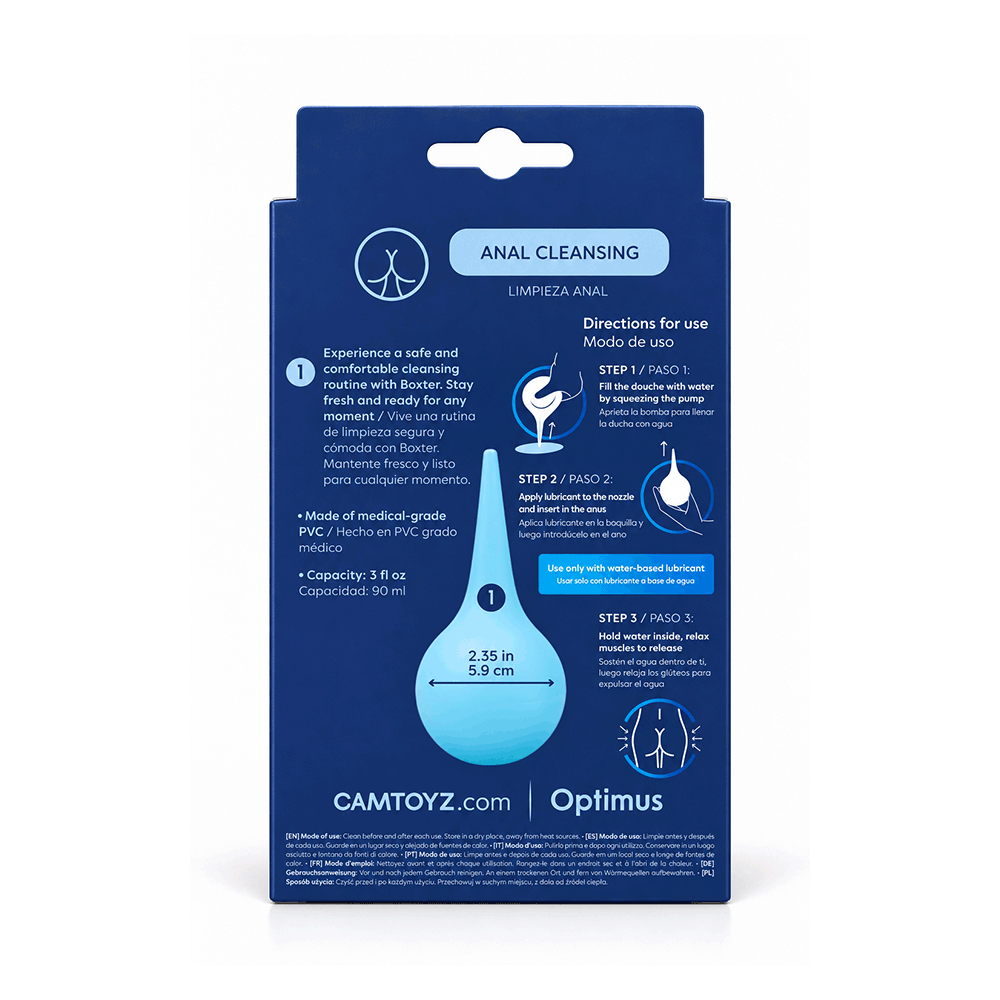 CAMTOYZ DUCHA ANAL BOXTER