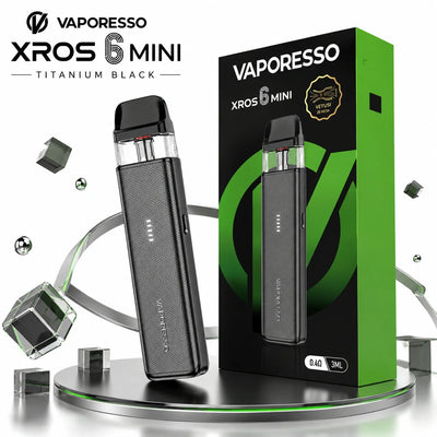 VAPORESSO XROS 6 MINI - TITANIUM BLACK