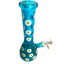 BONG AZUL CON FLORES