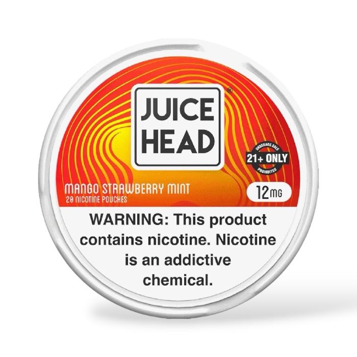 JUICE HEAD MANGO STRAWBERRY MINT POUCHES X20 12MG