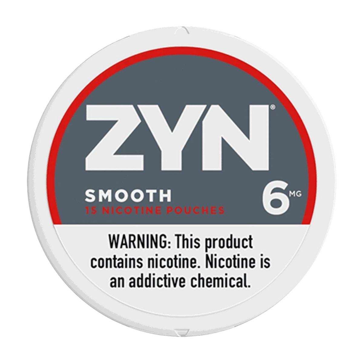 ZYN SMOOTH POUCHES X15 6MG