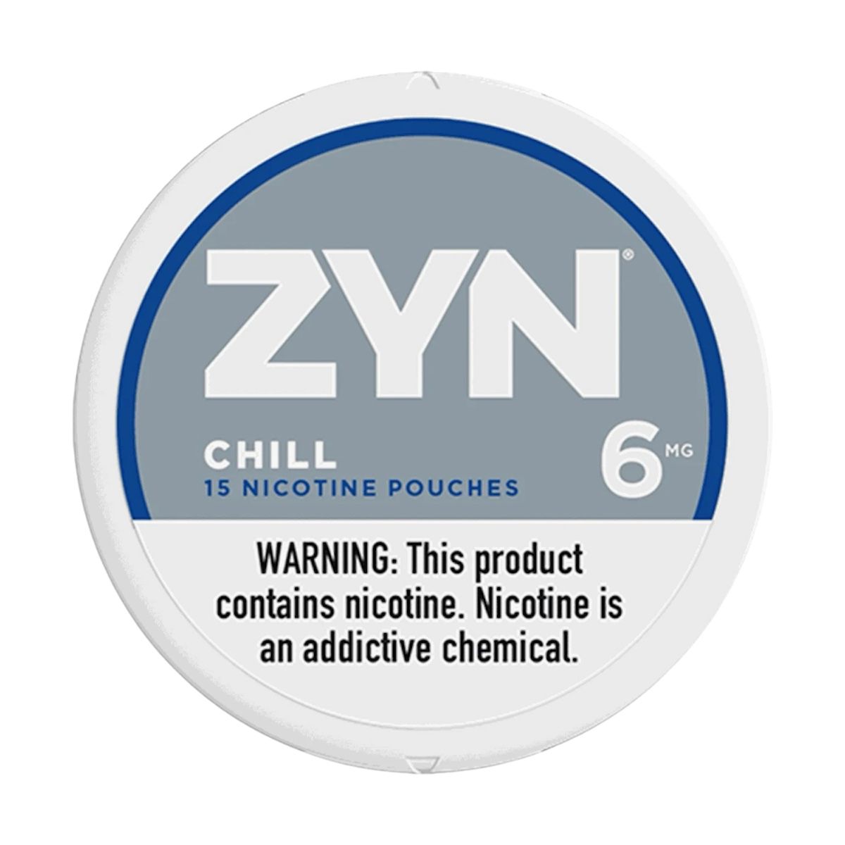 ZYN CHILL POUCHES X15 6MG