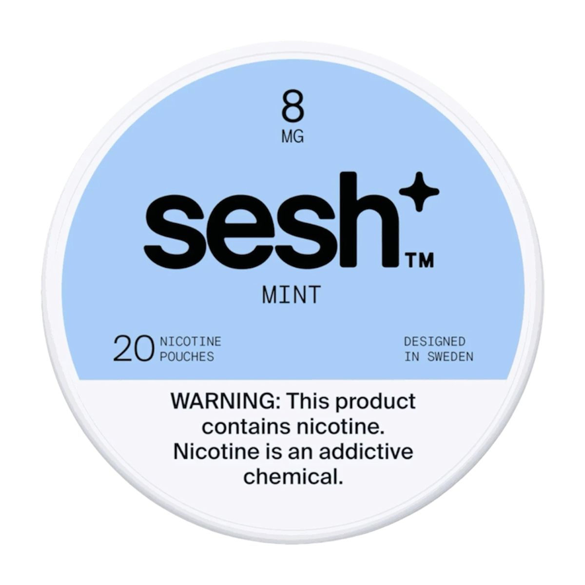 SESH MINT POUCHES X20 8MG