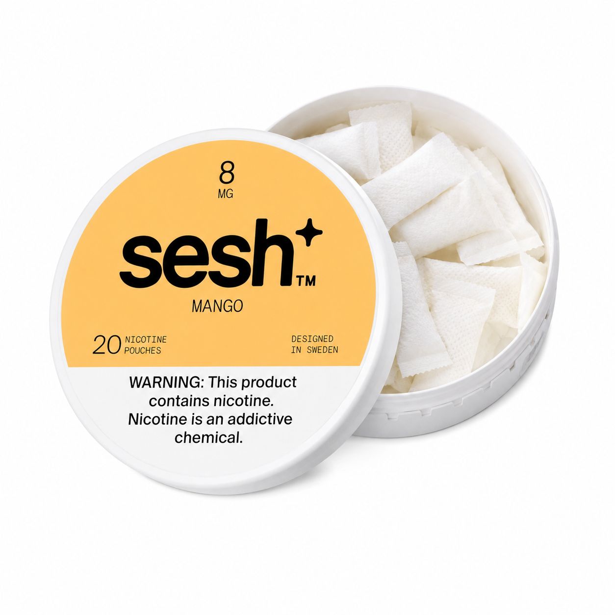 SESH MANGO POUCHES X20 8MG