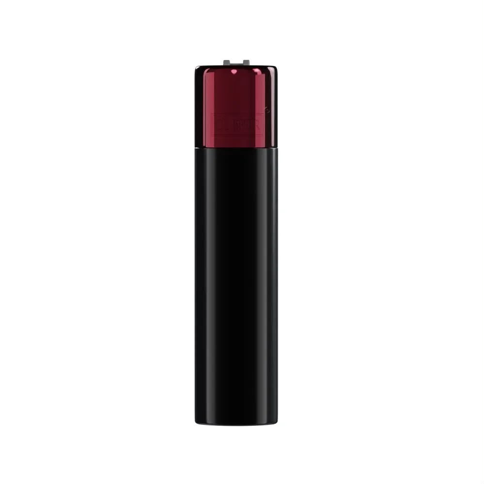 CLIPPER METÁLICA DE LUJO NEGRO CON ROJO