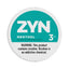 ZYN MENTHOL POUCHES X15 3MG