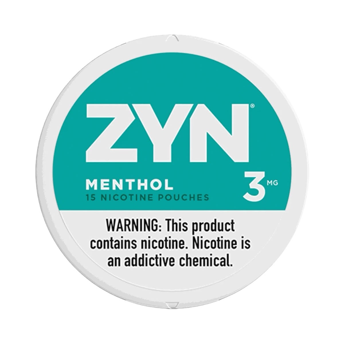 ZYN MENTHOL POUCHES X15 3MG