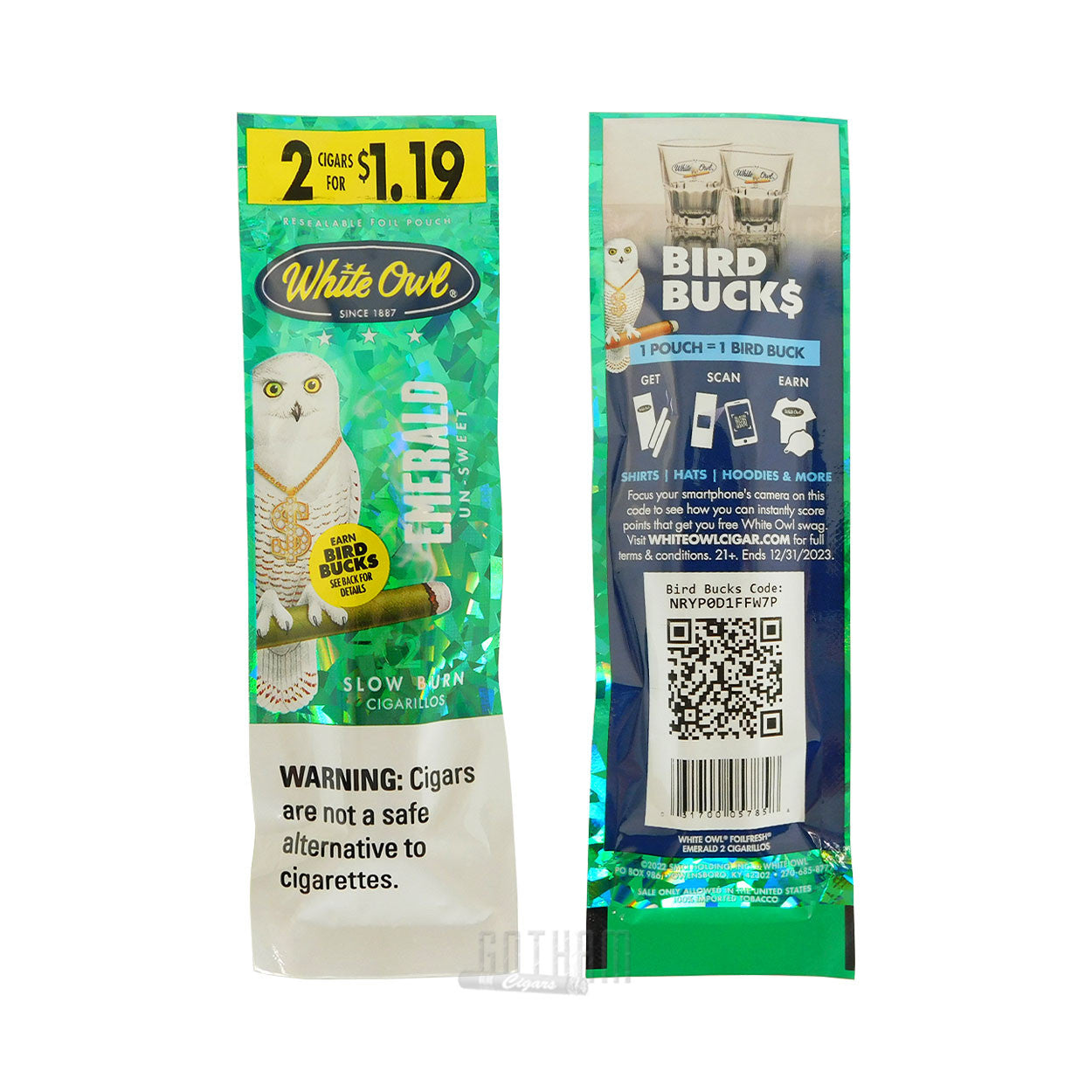 WHITE OUT CIGARRILLOS X2