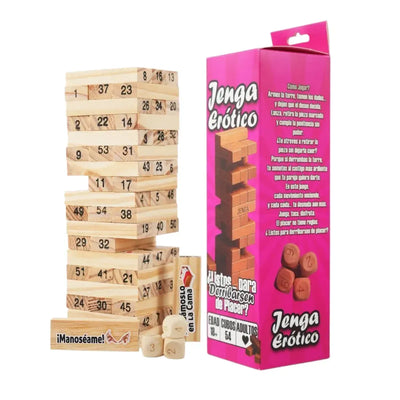 JUEGO JENGA ERÓTICO PARA PAREJAS