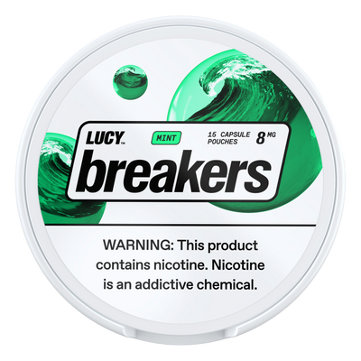 LUCY BREAKERS MINT POUCHES X15 8MG
