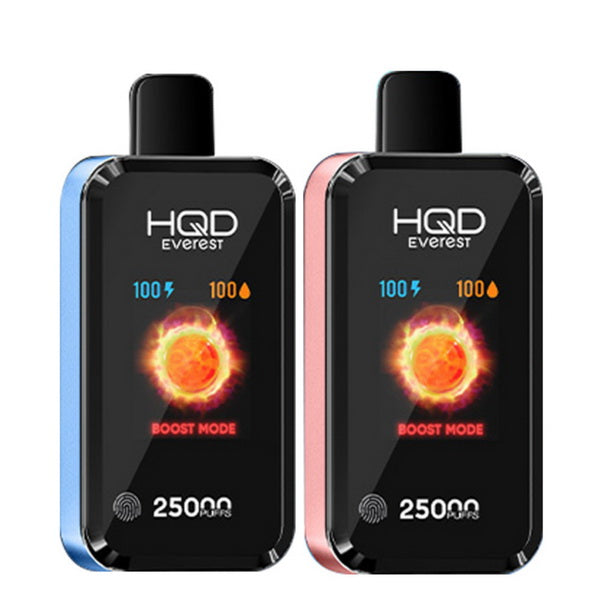 HQD Everest 25K Puffs, vape desechable de alta duración en Ecuador