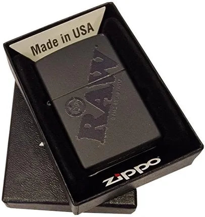 RAW ZIPPO BLACK MATTE