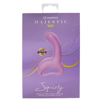 MAJESTIC VIBRADOR SQUIRTY CON MOVIMIENTO DE DEDO