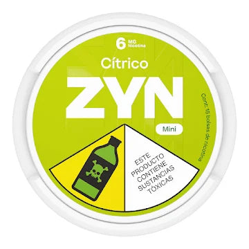 ZYN CÍTRICO POUCHES X15 6MG