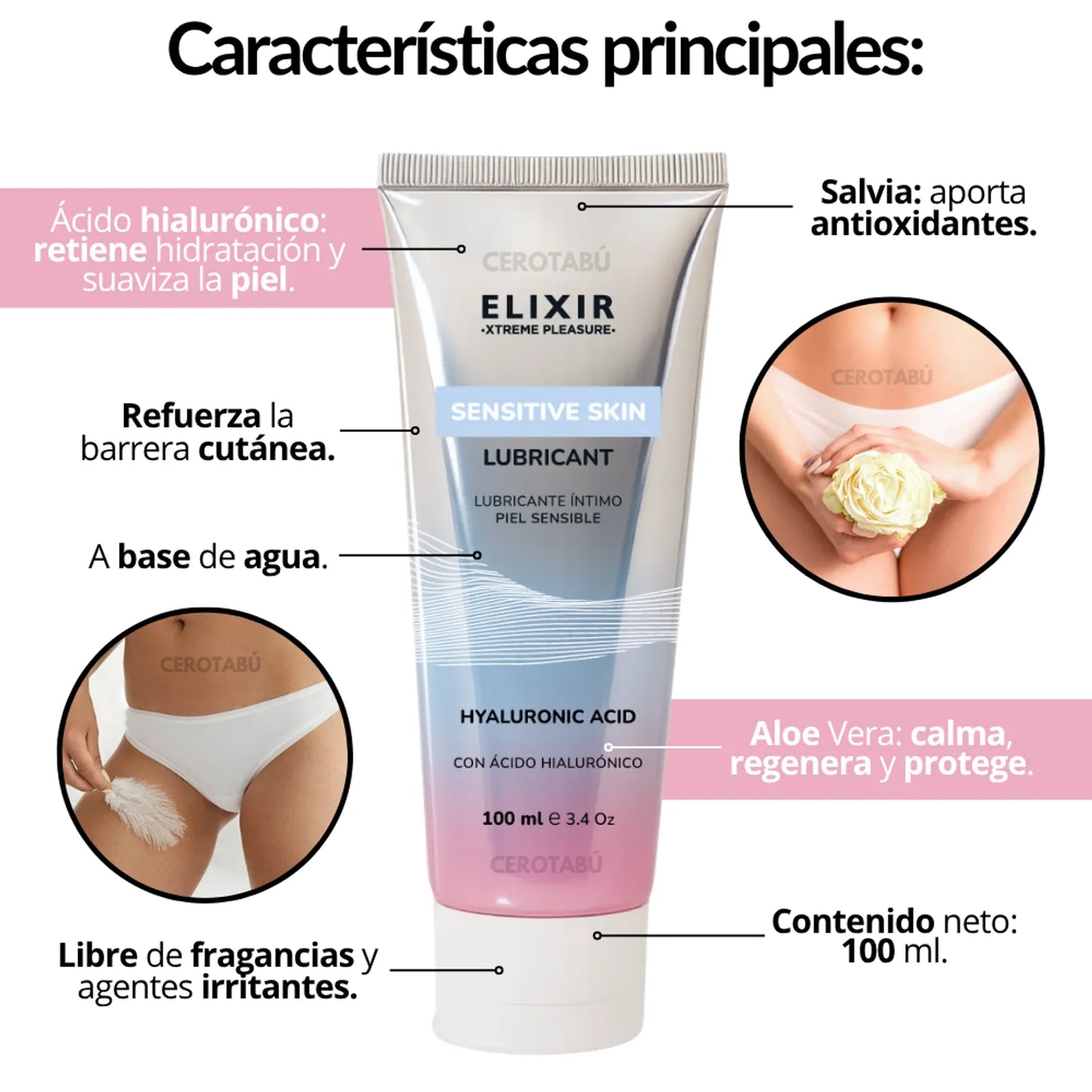 LUBRICANTE INTIMO PIEL SENSIBLE 100ML